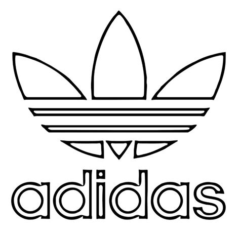 kleurplaat adidas teken|Adidas Kleurplaten .